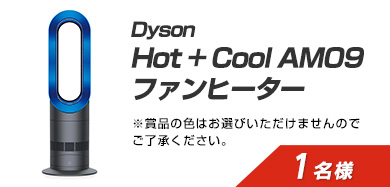 Dyson Hot + Cool AM09 ファンヒーター　1名様